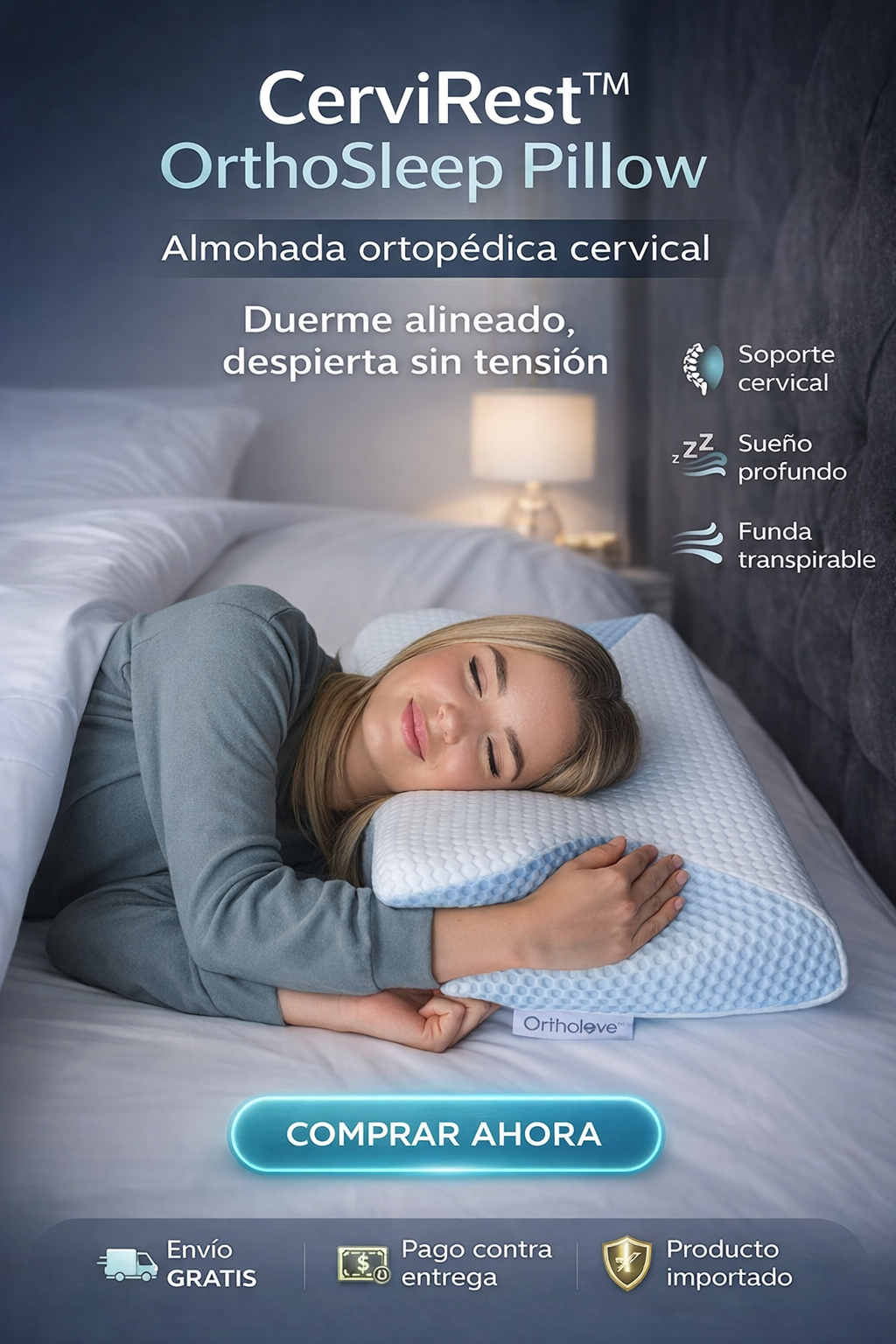 CERVIREST - ALMOHADA ORTOPEDICA