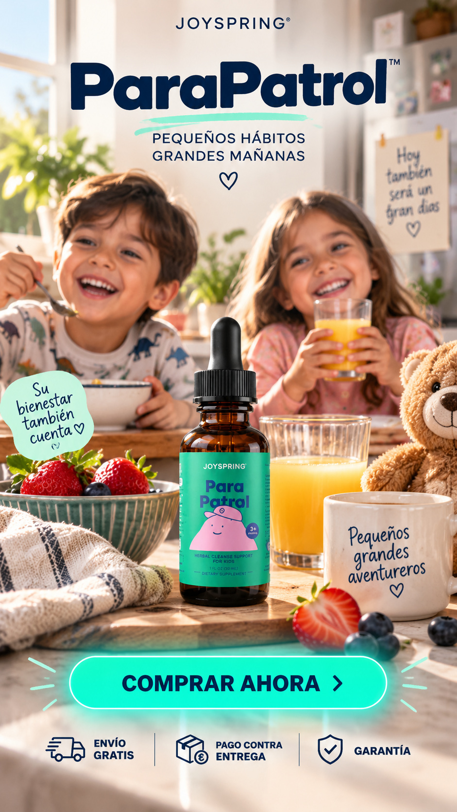 ParaPatrol™-Pequeños hábitos, barriguitas más felices.
