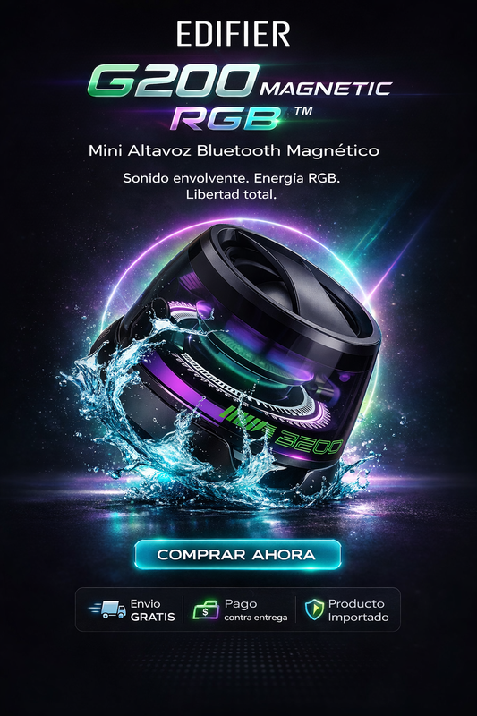 EDIFIER G200 MAGNETIC RGB™- REPRODUCTOR DE AUDIO