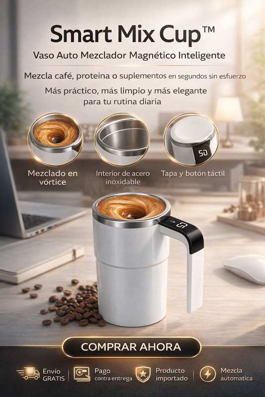 Smart Mix Cup™ Vaso Auto Mezclador Magnético Inteligente
