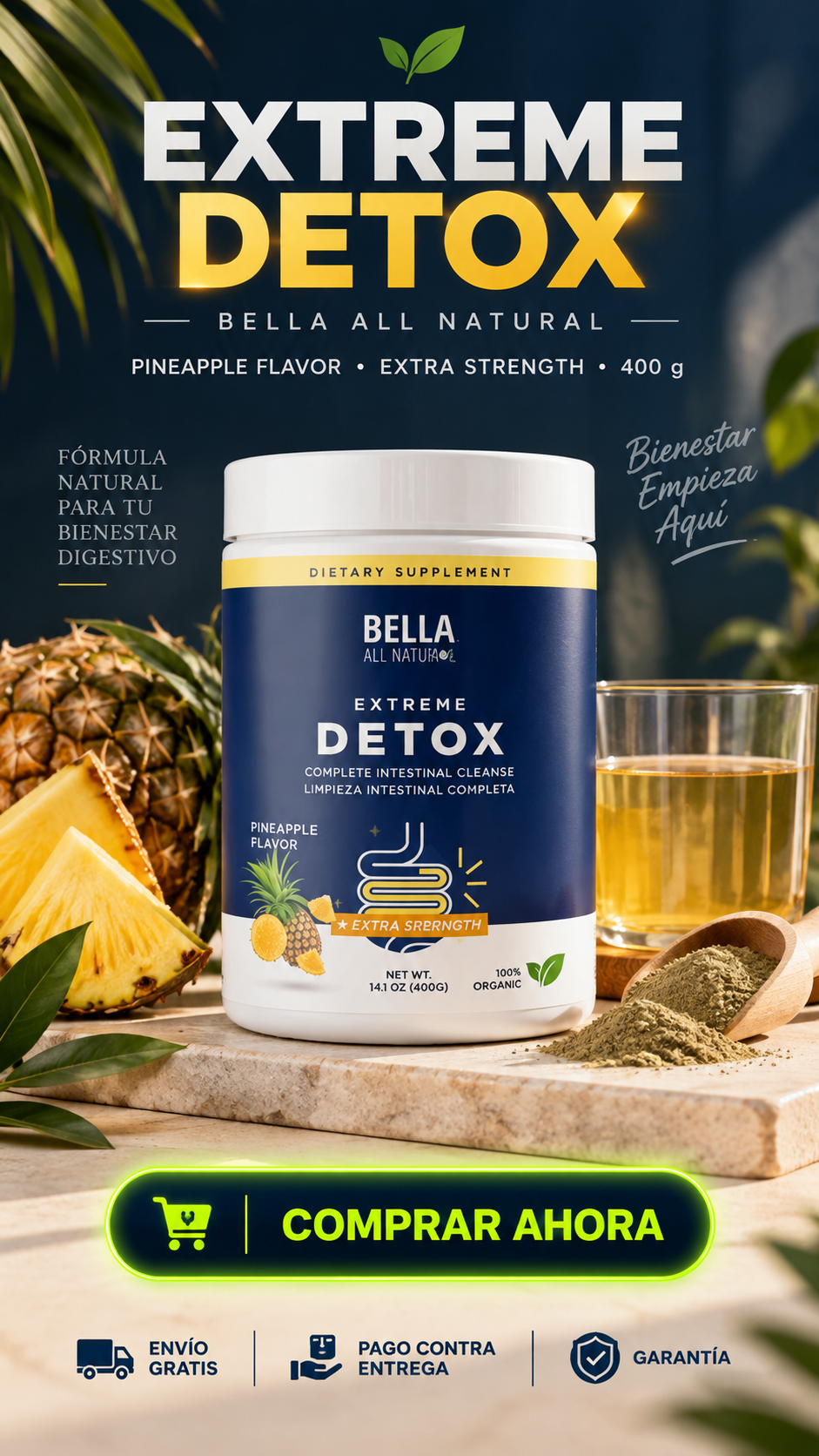 EXTREME DETOX-Bienestar digestivo que se adapta a tu rutina.