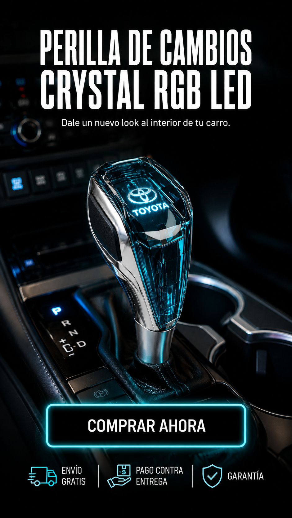 CRYSTAL SHIFT RGB LED-Transforma tu auto con estilo.
