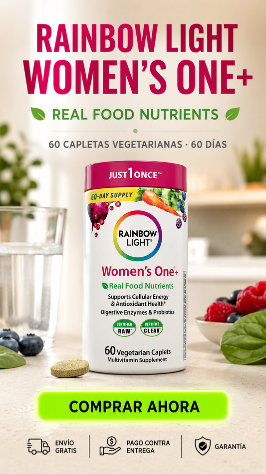 Rainbow Light Women’s One+-Nutrición completa. Una vez al día.