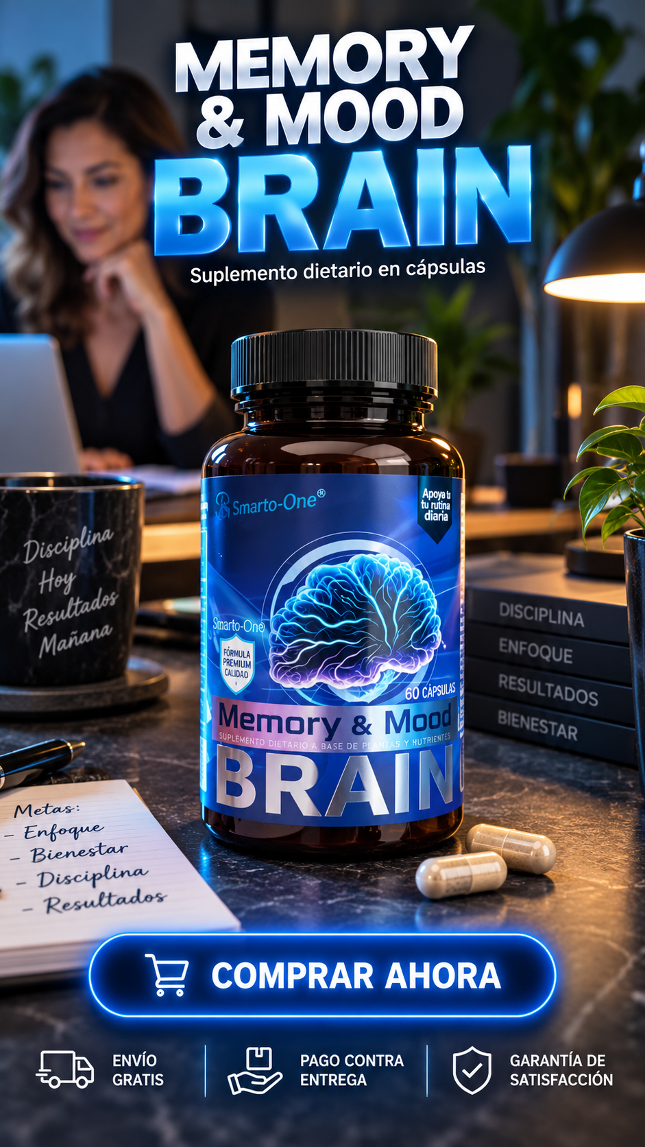 Memory & Mood BRAIN-Enfoque y bienestar para tu día.